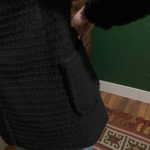 Zara Tweed Black Jacket - Picture 3 of 3